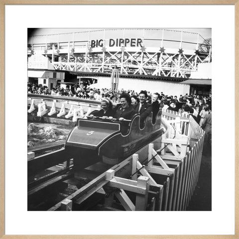 The Water Chute at Battersea Park Funfair 1966