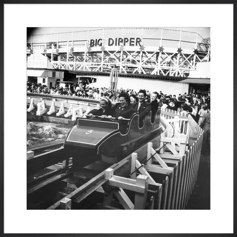 The Water Chute at Battersea Park Funfair 1966