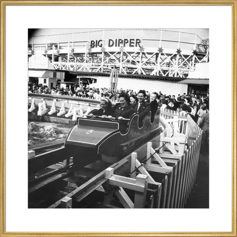 The Water Chute at Battersea Park Funfair 1966