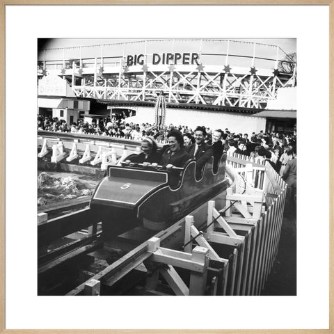 The Water Chute at Battersea Park Funfair 1966