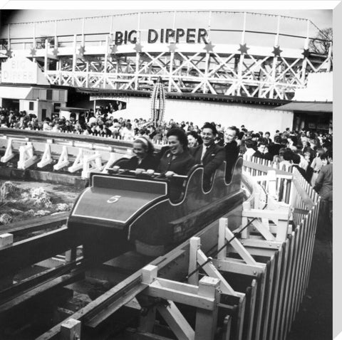 The Water Chute at Battersea Park Funfair 1966