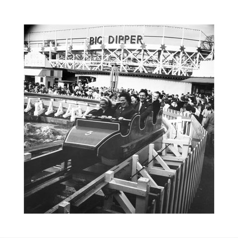 The Water Chute at Battersea Park Funfair 1966