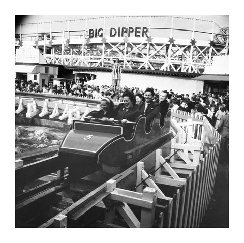 The Water Chute at Battersea Park Funfair 1966