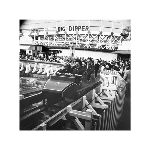 The Water Chute at Battersea Park Funfair 1966