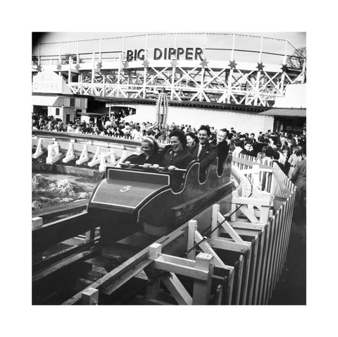 The Water Chute at Battersea Park Funfair 1966