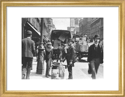 A street vendor in the City 1893