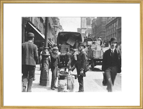 A street vendor in the City 1893
