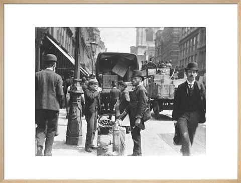 A street vendor in the City 1893