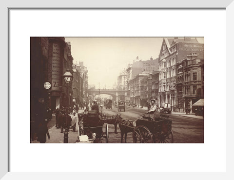 Farringdon Street looking south towards Holborn Viaduct c.1890
