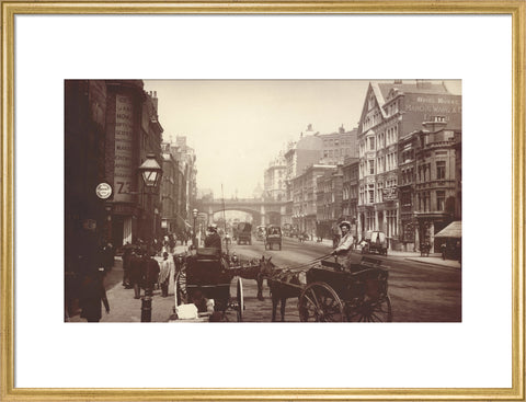 Farringdon Street looking south towards Holborn Viaduct c.1890