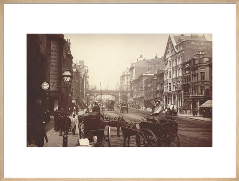 Farringdon Street looking south towards Holborn Viaduct c.1890