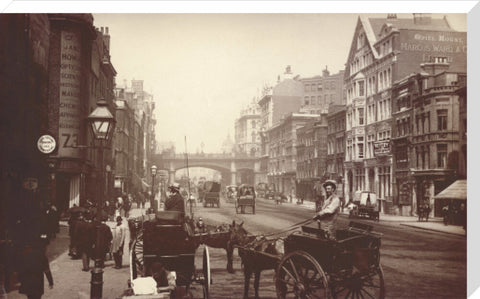 Farringdon Street looking south towards Holborn Viaduct c.1890