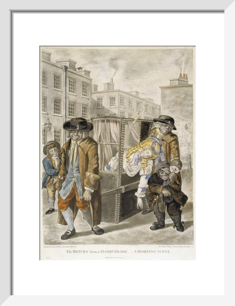 The return from a masquerade - a morning scene 1784