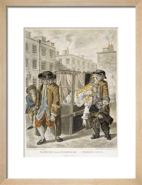 The return from a masquerade - a morning scene 1784