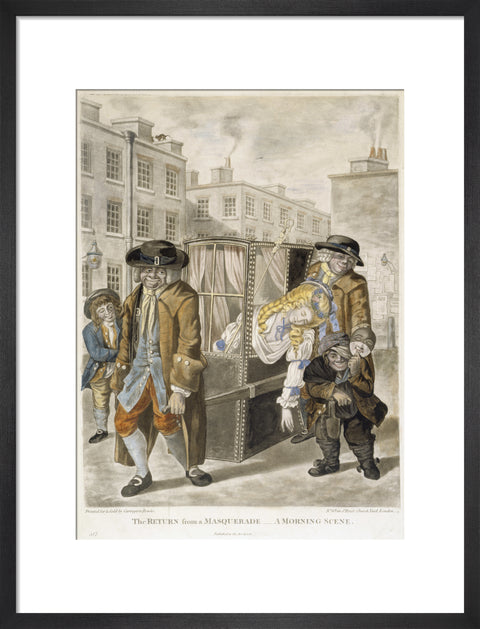 The return from a masquerade - a morning scene 1784