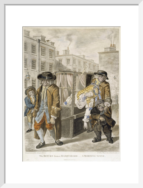 The return from a masquerade - a morning scene 1784