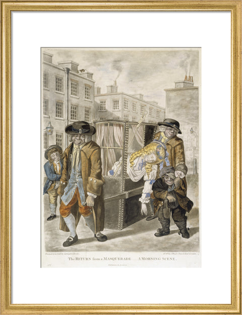 The return from a masquerade - a morning scene 1784