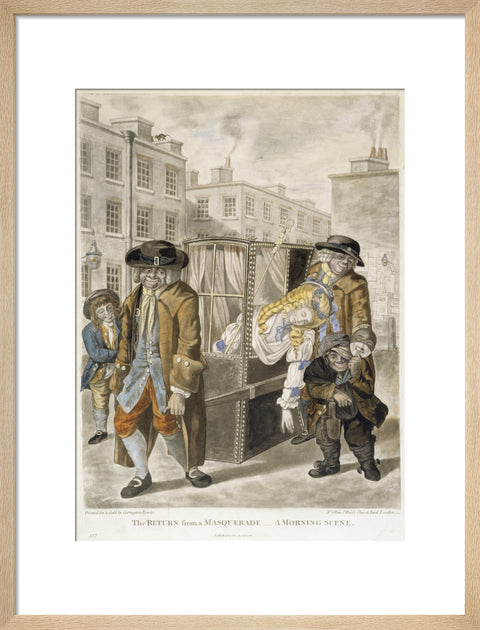The return from a masquerade - a morning scene 1784