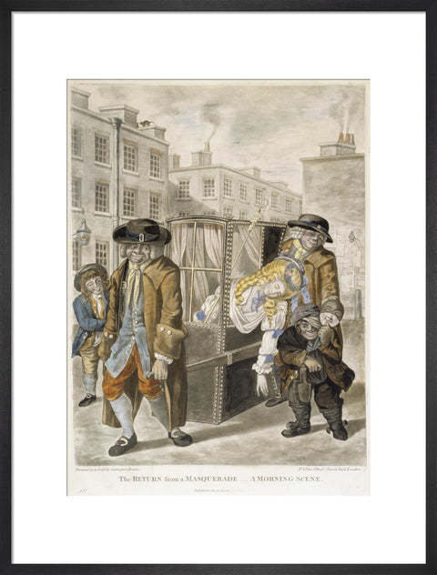 The return from a masquerade - a morning scene 1784