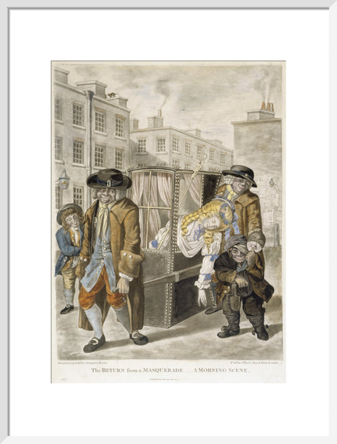 The return from a masquerade - a morning scene 1784