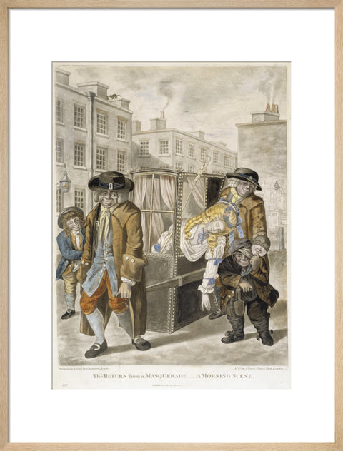 The return from a masquerade - a morning scene 1784