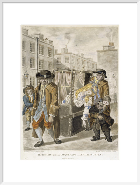 The return from a masquerade - a morning scene 1784