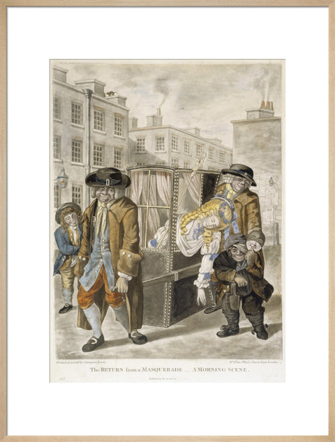 The return from a masquerade - a morning scene 1784