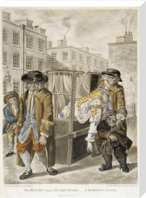 The return from a masquerade - a morning scene 1784
