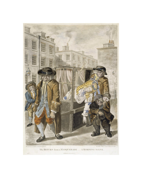 The return from a masquerade - a morning scene 1784
