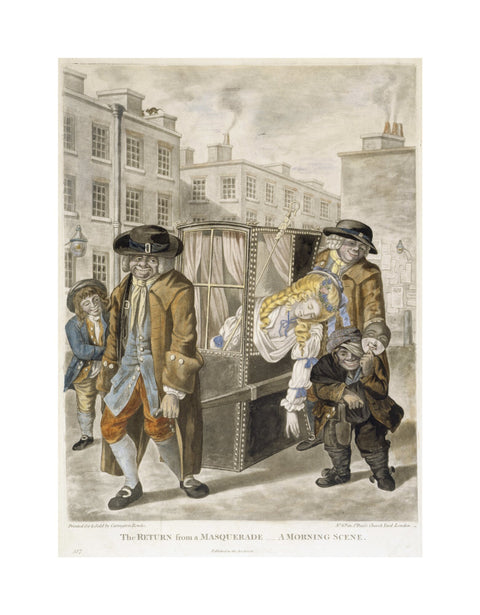 The return from a masquerade - a morning scene 1784