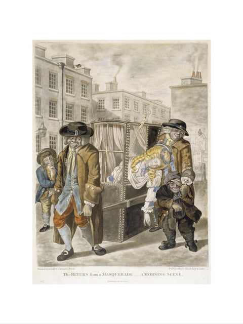 The return from a masquerade - a morning scene 1784