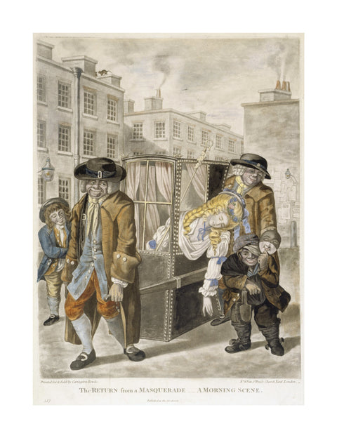 The return from a masquerade - a morning scene 1784