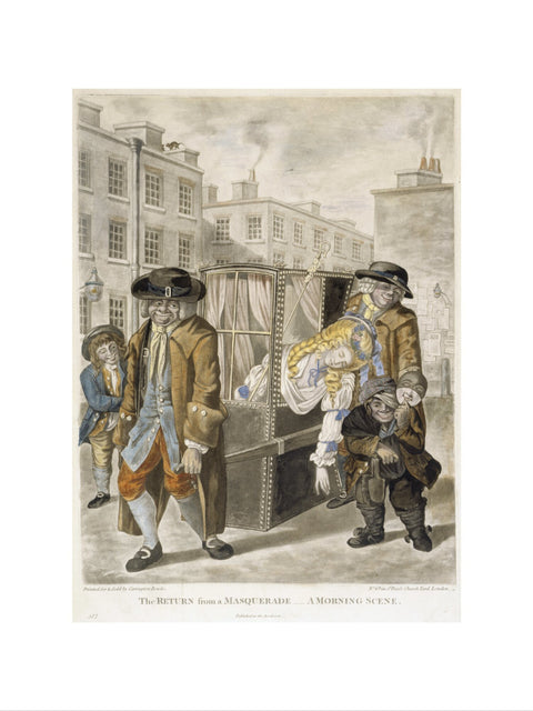 The return from a masquerade - a morning scene 1784
