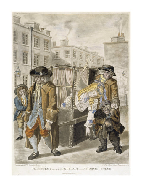 The return from a masquerade - a morning scene 1784