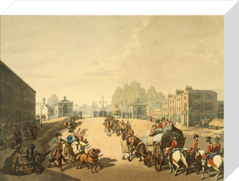 Entrance from Mile End or Whitechapel Turnpike 1798