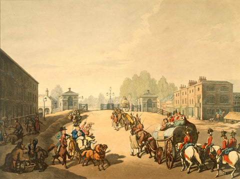 Entrance from Mile End or Whitechapel Turnpike 1798