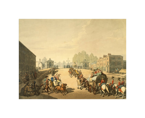 Entrance from Mile End or Whitechapel Turnpike 1798