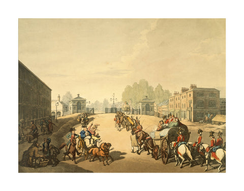 Entrance from Mile End or Whitechapel Turnpike 1798