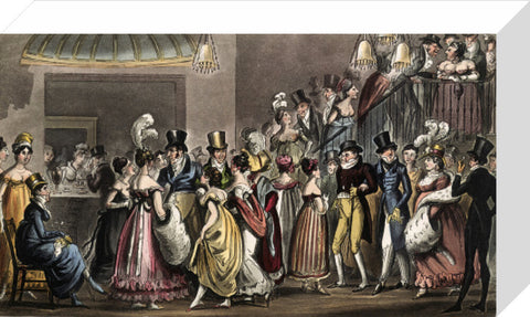 Tom and Jerry in the Saloon at Covent Garden 1821