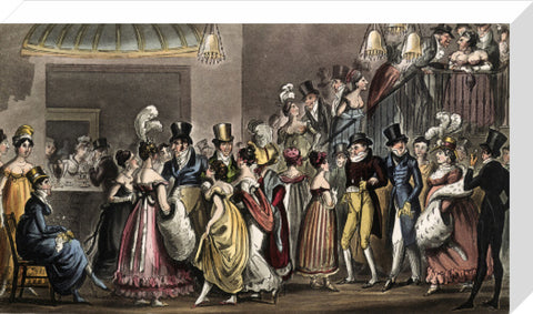 Tom and Jerry in the Saloon at Covent Garden 1821