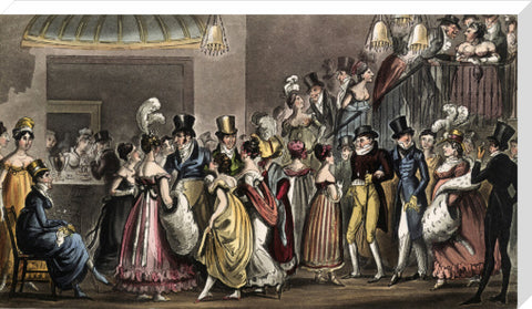 Tom and Jerry in the Saloon at Covent Garden 1821