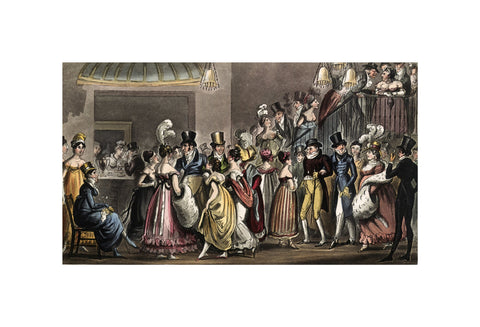 Tom and Jerry in the Saloon at Covent Garden 1821