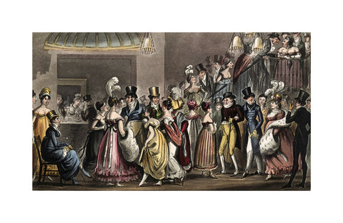 Tom and Jerry in the Saloon at Covent Garden 1821