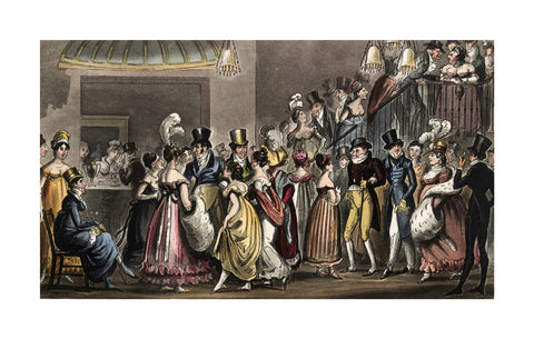 Tom and Jerry in the Saloon at Covent Garden 1821