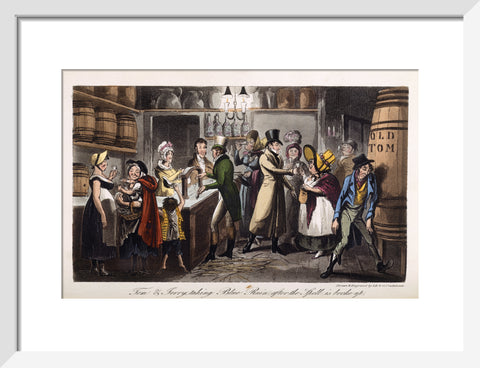 Tom and Jerry taking Blue Ruin after the Spell is broke up 1821