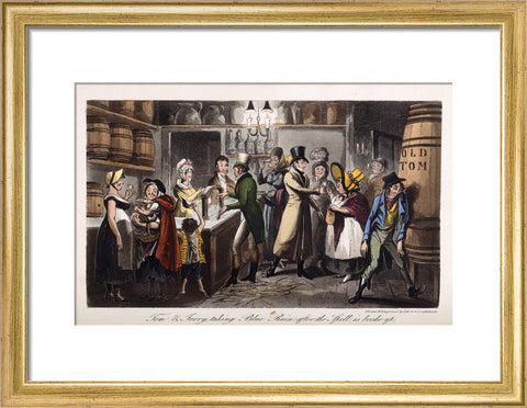 Tom and Jerry taking Blue Ruin after the Spell is broke up 1821