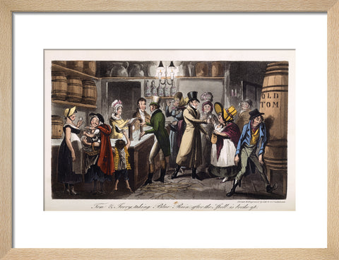 Tom and Jerry taking Blue Ruin after the Spell is broke up 1821