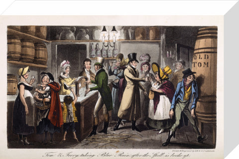 Tom and Jerry taking Blue Ruin after the Spell is broke up 1821