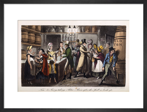 Tom and Jerry taking Blue Ruin after the Spell is broke up 1821