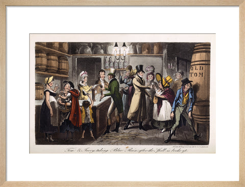 Tom and Jerry taking Blue Ruin after the Spell is broke up 1821